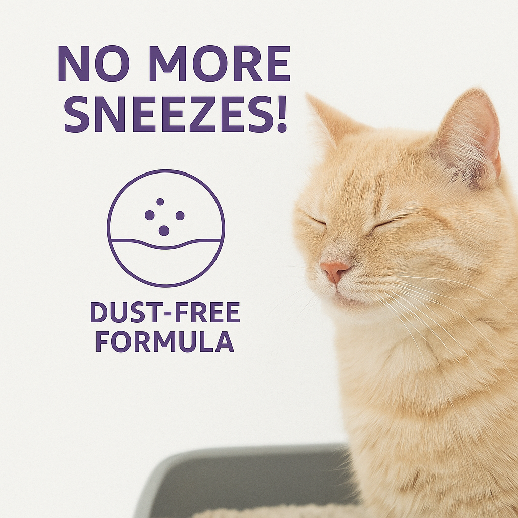 Pawfect Premium Cat Litter – wholesale Cat litter – Lavender Scented Clumping Cat Litter–17.2 lb / 9L, Dust-Free9