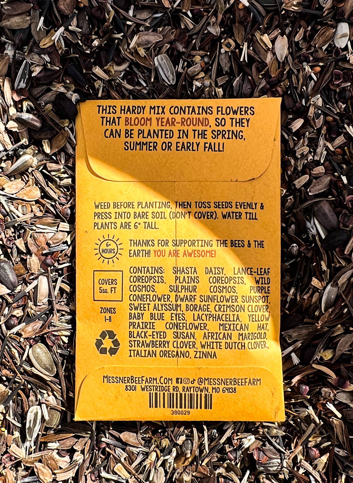 Messner Bee Farm - Wholesale Plant Seeds - Honeybee Garden Wildflower Seeds1