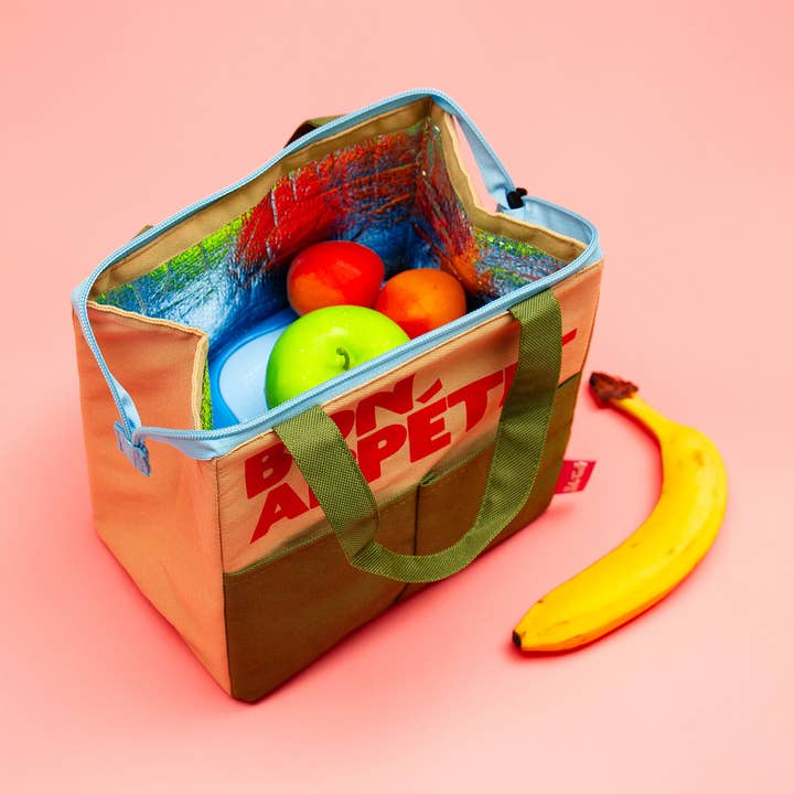 GREEN BON APPÉTIT LUNCH BAG HF for wholesale by Helio Ferretti