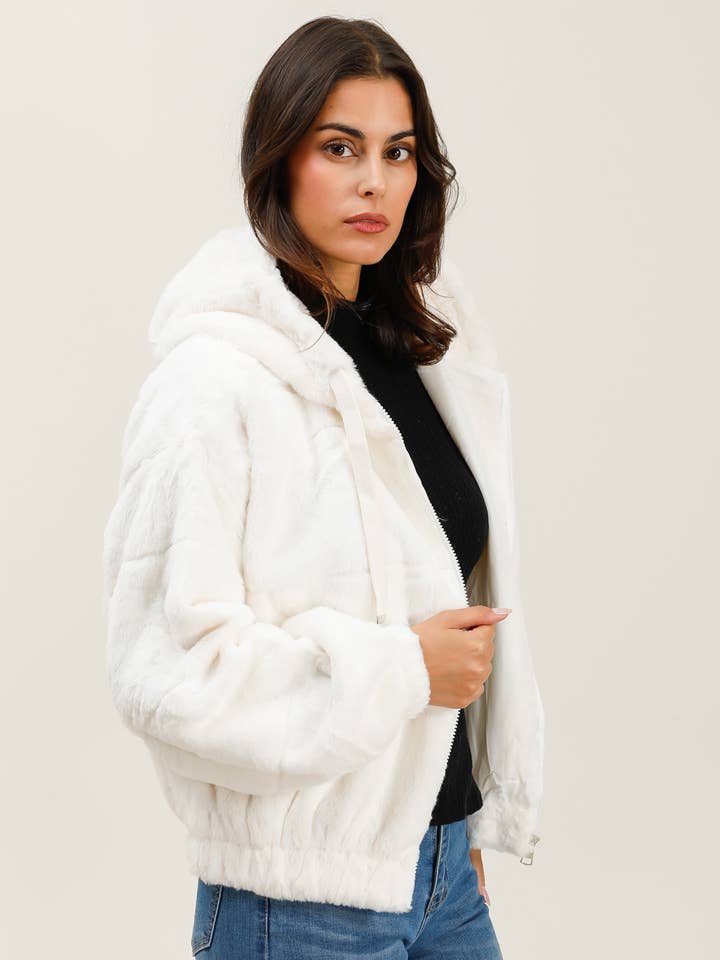 Lucky Nana - Wholesale Fur/Faux Fur Coat - Women's - AH D2889 - Faux Fur Jacket2