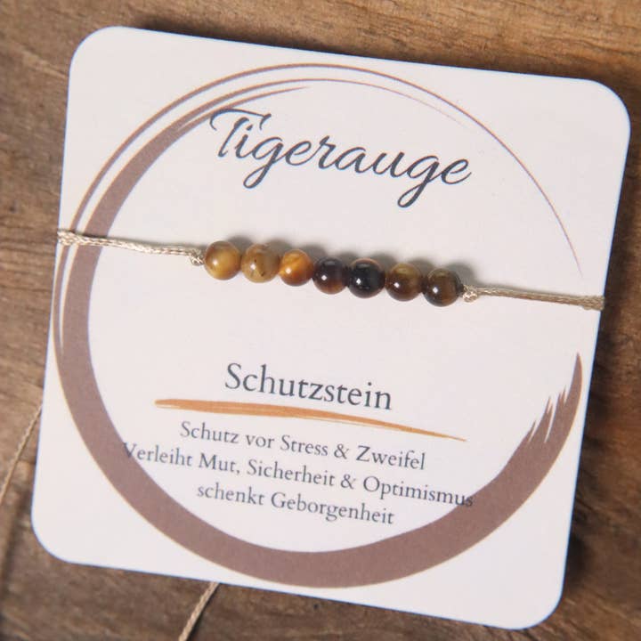 isaMi - Wholesale Beaded Bracelet - Tiger Eye bracelet - 7 gemstones - trendy jewelry