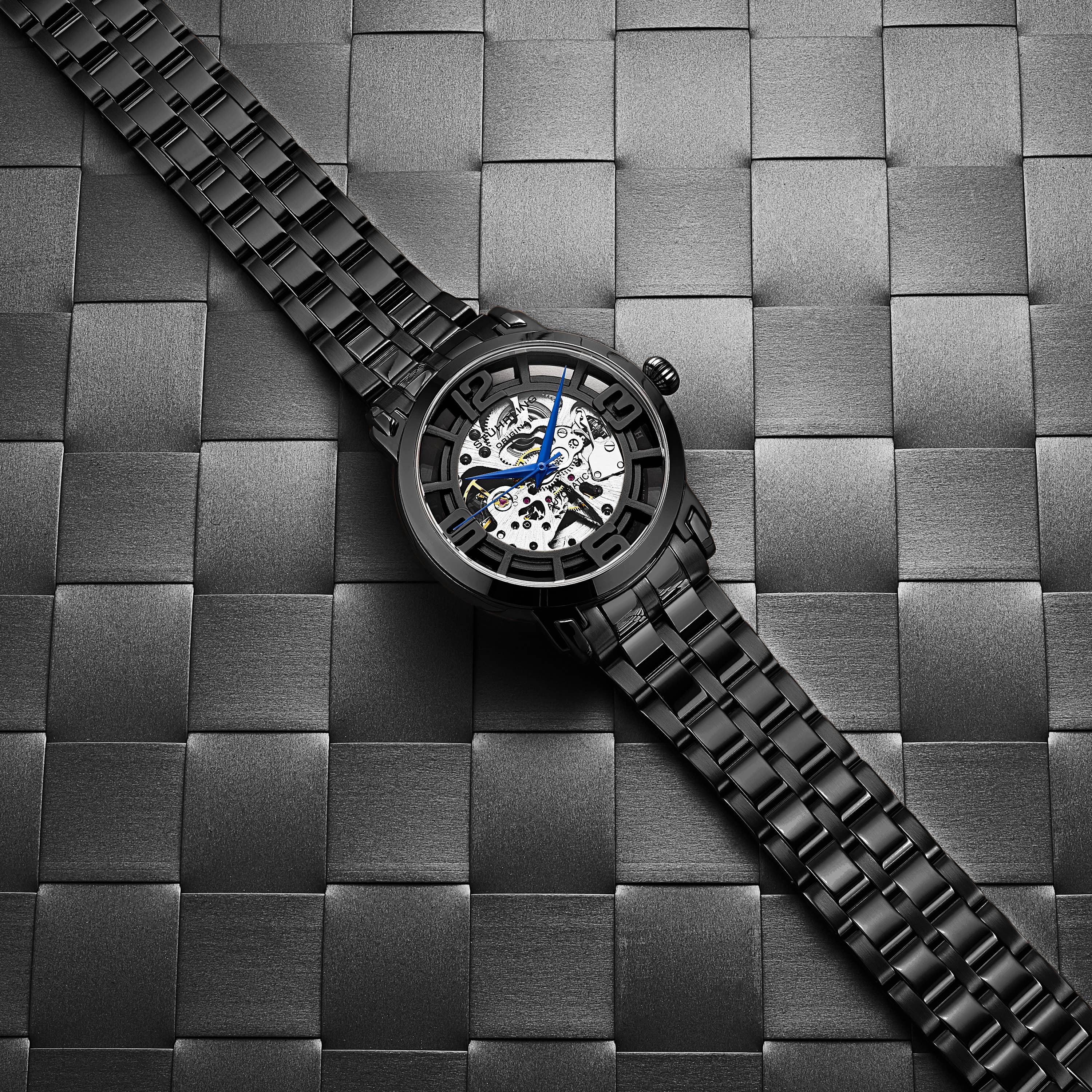 Stuhrling - Wholesale Wrist watch – Men's - Winchester 3964 Automatic 42 mm Skeleton2