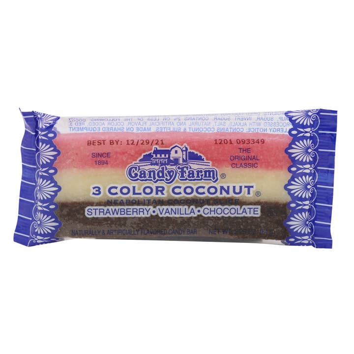 Grandpa Joe's Candy Shop - Wholesale Hard Candy - Coconut Slices Candy, 24ct