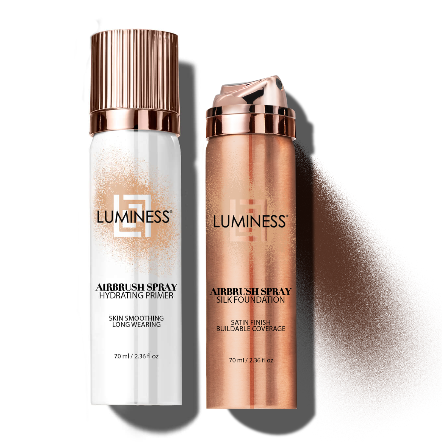 LUMINESS - Wholesale Face Makeup Primer - Airbrush Spray Silk Foundation & Hydrating Primer Kit46