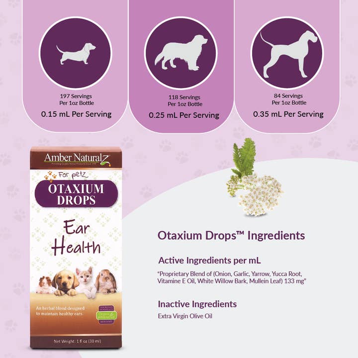 Amber NaturalZ, Inc. – Engroshandel Supplement til kæledyr - Kat/hund – Otaxium Drops | Pet Supplement3