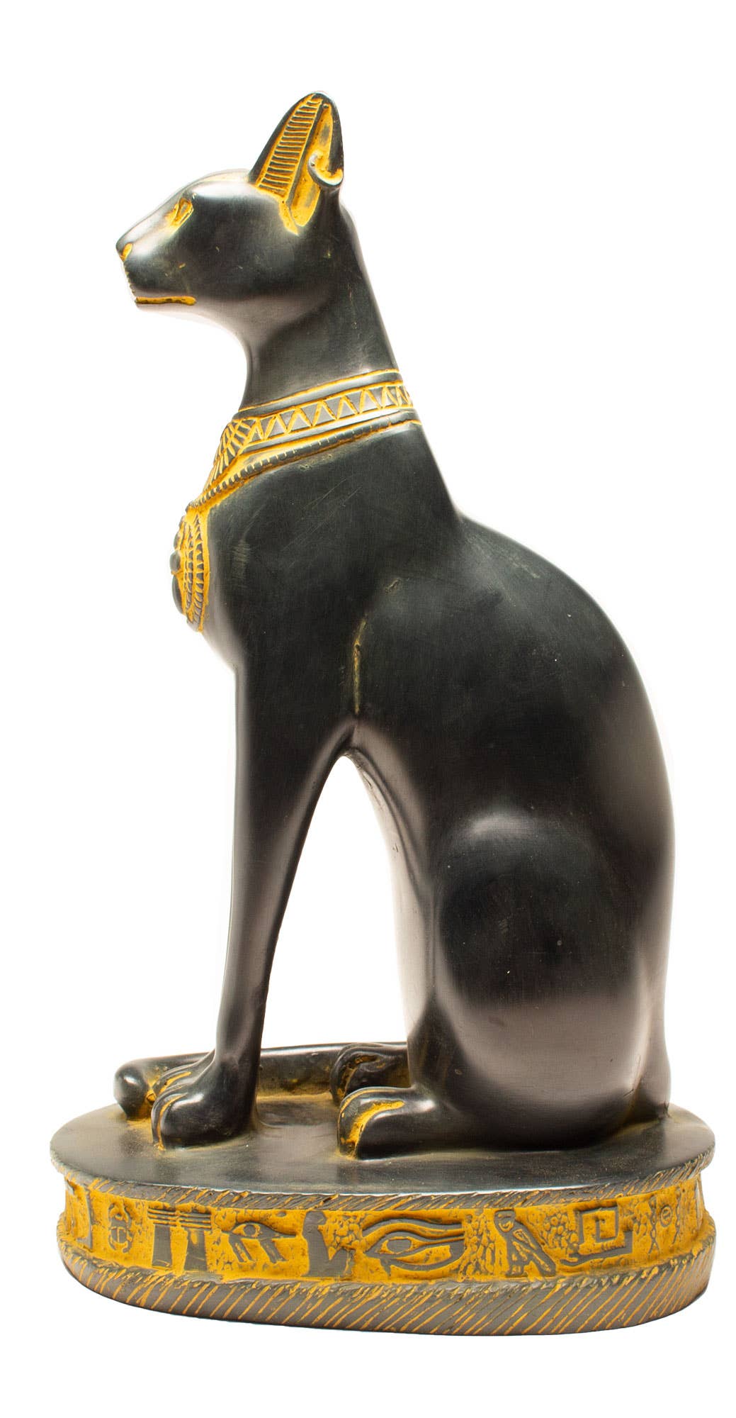 Discoveries, Inc. - Wholesale Decorative Figurine - Bastet Cat Statues - Black & Antique Gold - Egyptian Goddess12