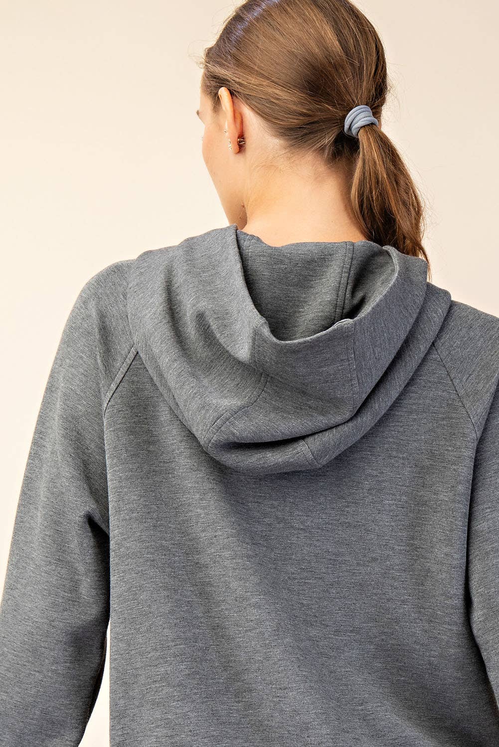 Rae Mode - Wholesale Hoodie - Women's - MODAL SCUBA QUARTER ZIP HODDIE JACKET14