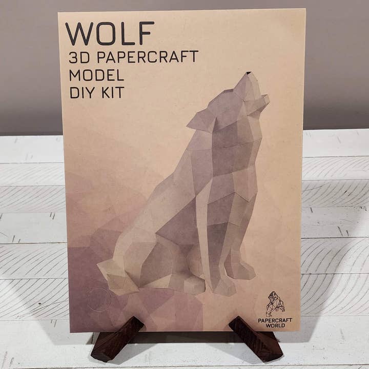 PAPERCRAFT WORLD - Wholesale DIY craft kit - Wolf 3D PaperCraft Origami Model, Paper Lamp38