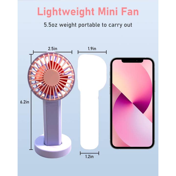 SINT - Wholesale Handheld Electric Fan - Mini Handheld Portable Fan | USB Rechargeable16
