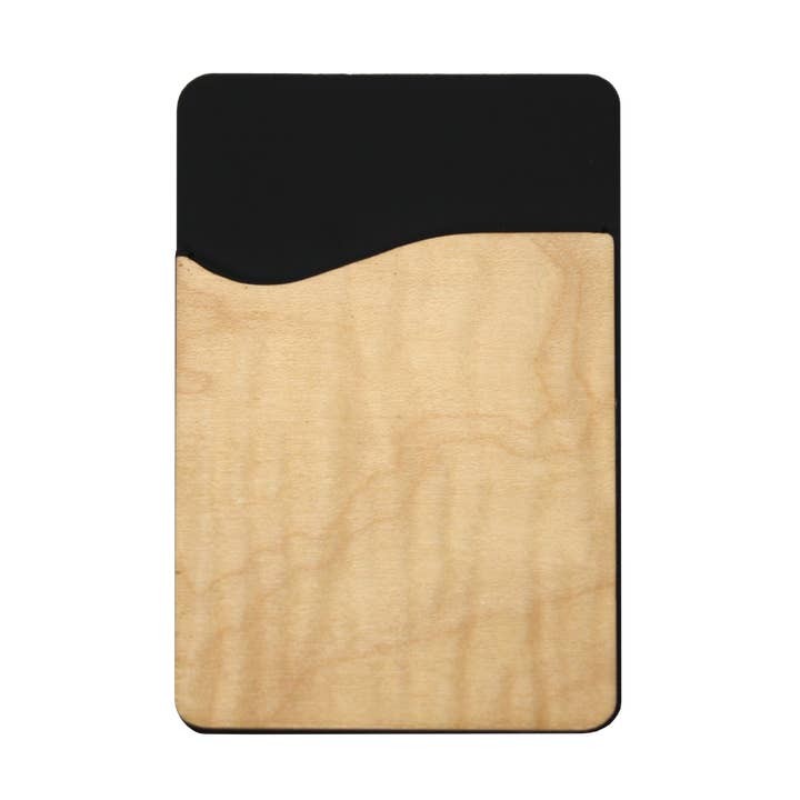 Wooden Phone Wallet for wholesale by WUDN Handcrafted