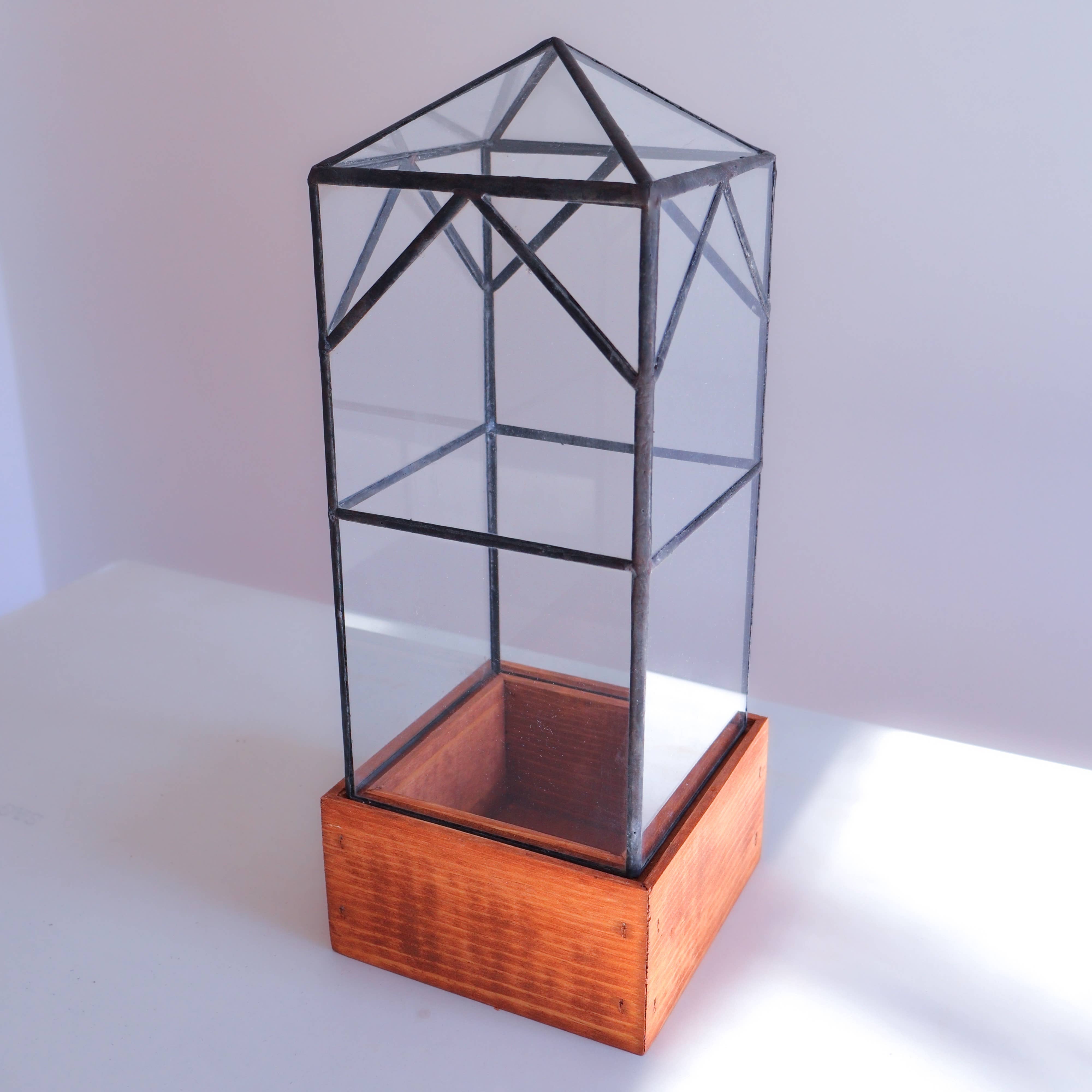 Leadhead Glass - Wholesale Terrarium - North Tower Handmade Glass Terrarium1