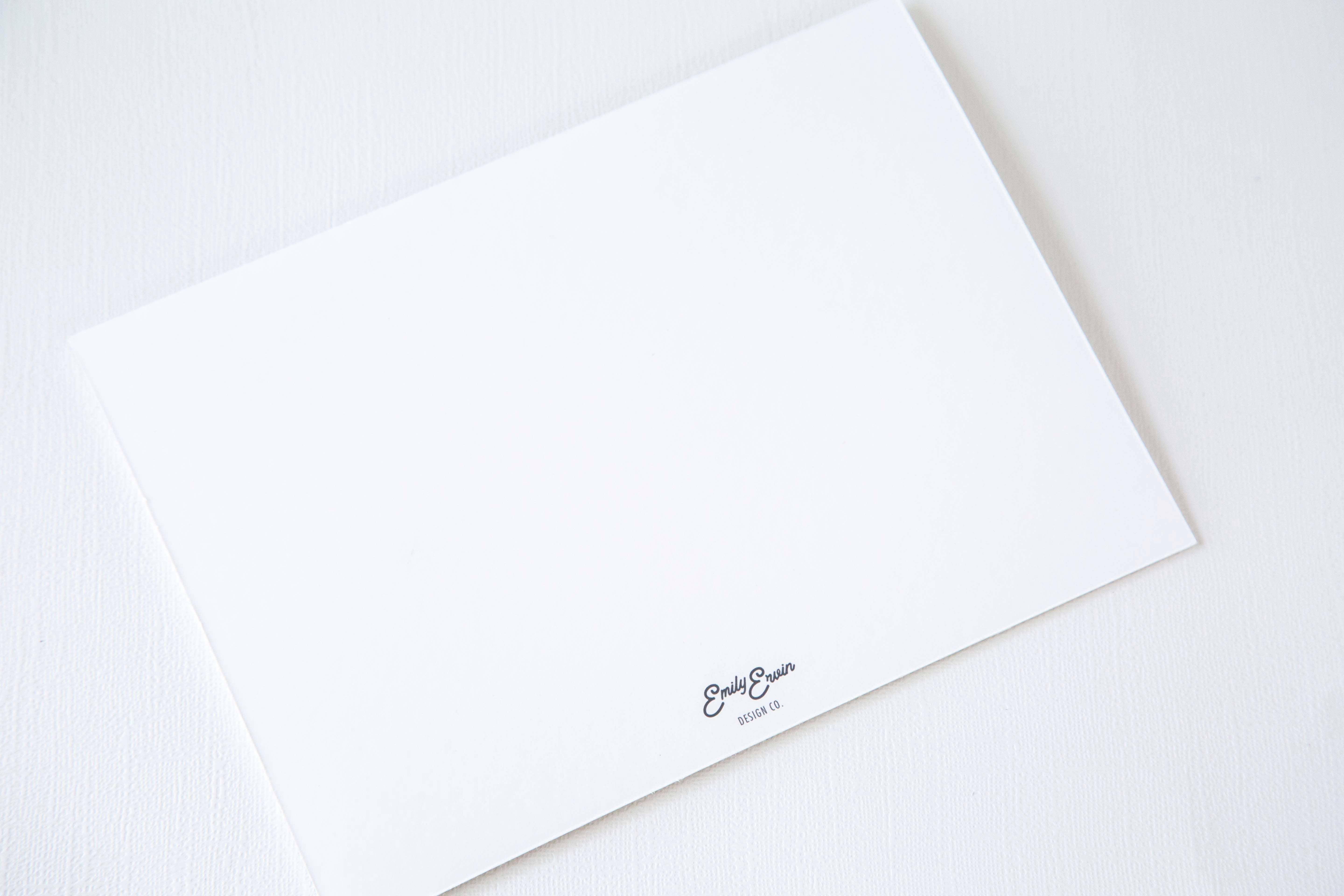 Emily Ervin Design Co. - Wholesale Thank You Card - Thanks A Million - Thank You Card2