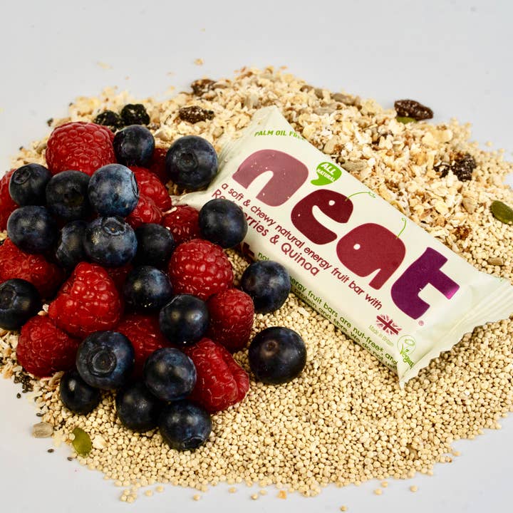 Jenks Brands Limited – wholesale Snack bar – N’eat Natural Energy Red Berries & Quinoa Bars 16x45g