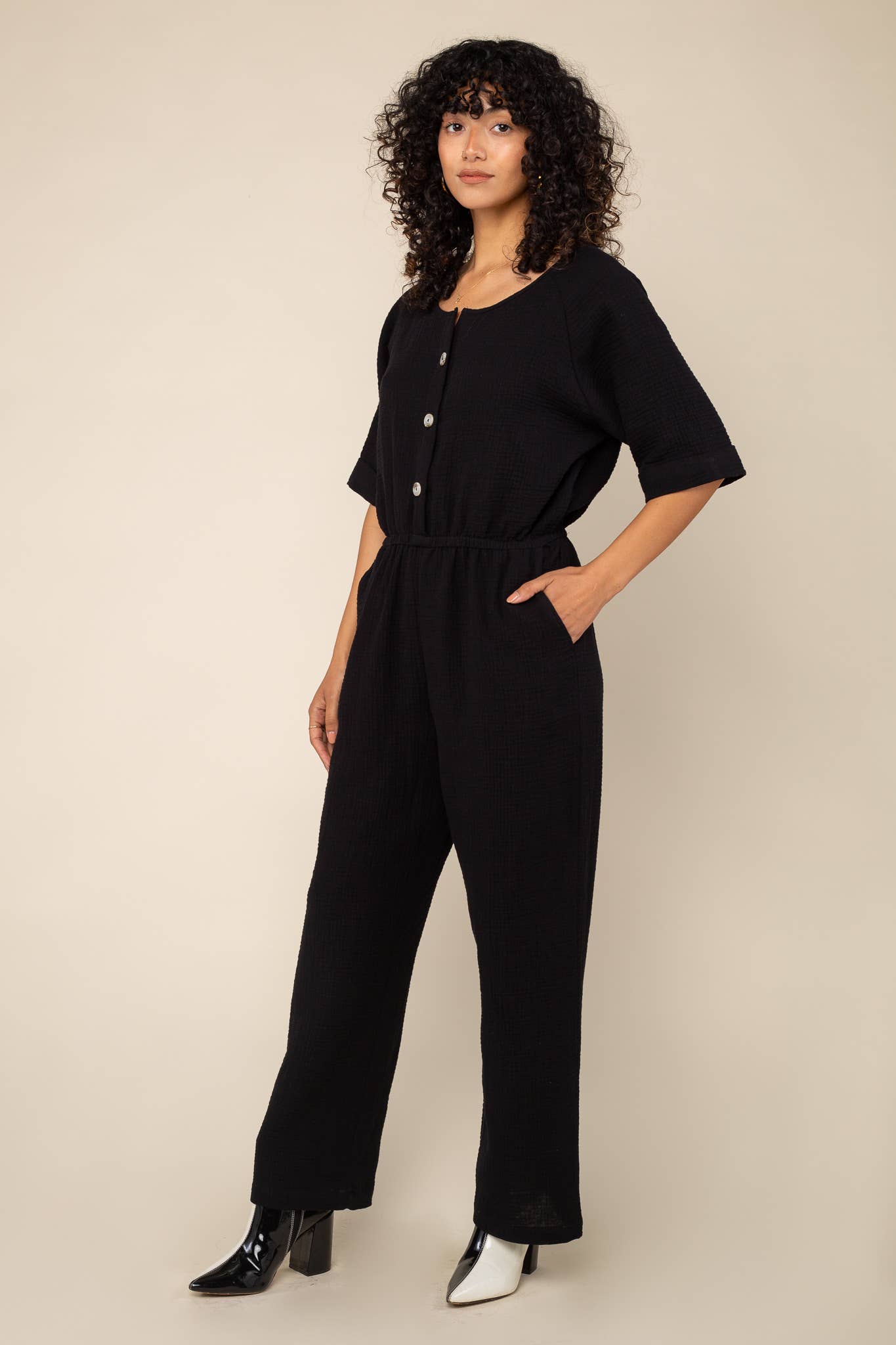 NLT – Großhandel Jumpsuit – Damen – Millie Jumpsuit aus Baumwollgaze - Große Größen6