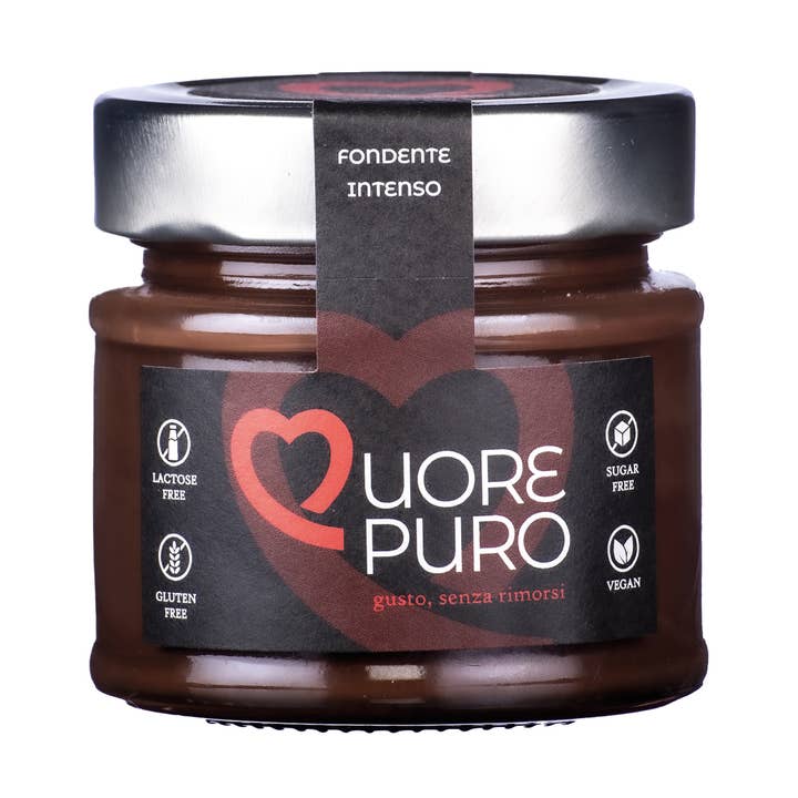 QuorePURO Fondente Intenso glutenfreier Brotaufstrich für den Großhandel von Vincit Management Srl