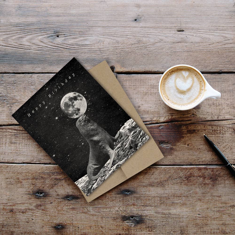 The Galek Sea - Wholesale Birthday Card - Happy Birthday Seal Ya Later Beaches Card2