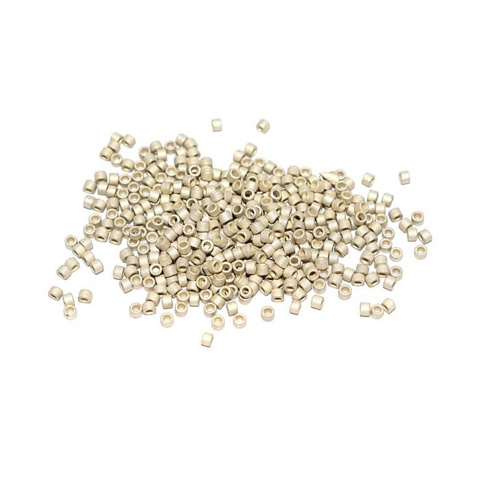 5g Miyuki Delica 11/0 plata galvanizada mate DB-335 para venta al por mayor de Fais-le toi-même