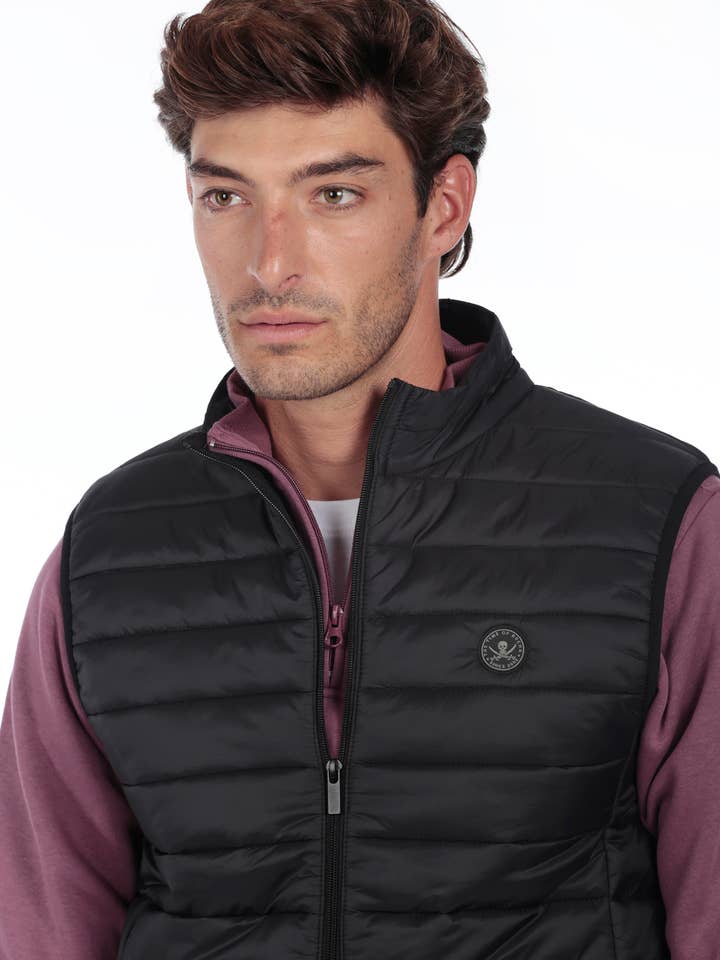 The Time of Bocha - Wholesale Suit Vest - Men's - Men's Sleeveless Vest The Time Of Bocha QI1CH-BLACK2