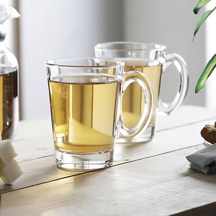 Lemonsoda - Wholesale Coffee Mug - Glass Coffee/Tea Mug - 10.5oz - Set of 6
