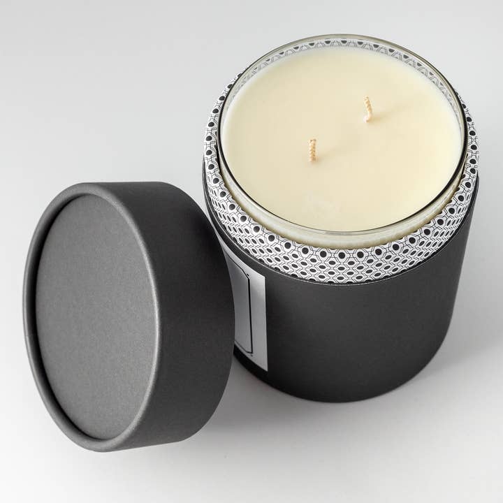 Clark & June Candle Co. - Wholesale Jar/Filled Candle - Home of the Blues |Tobacco-Sandalwood-Teak 11oz Soy Candle