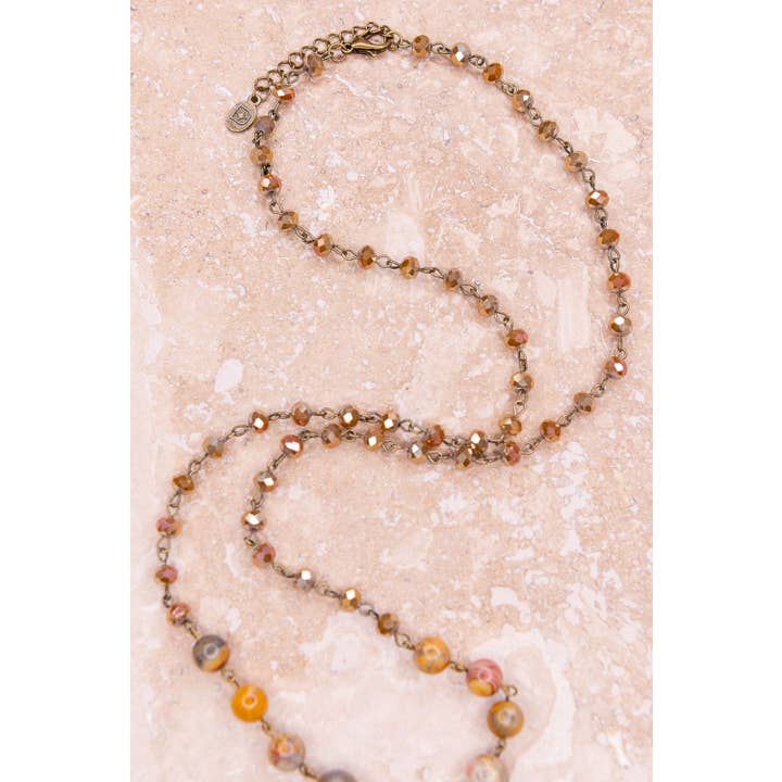 Dylan Designs - Wholesale Pendant/Charm Necklace - Alani Necklace in Taupe7