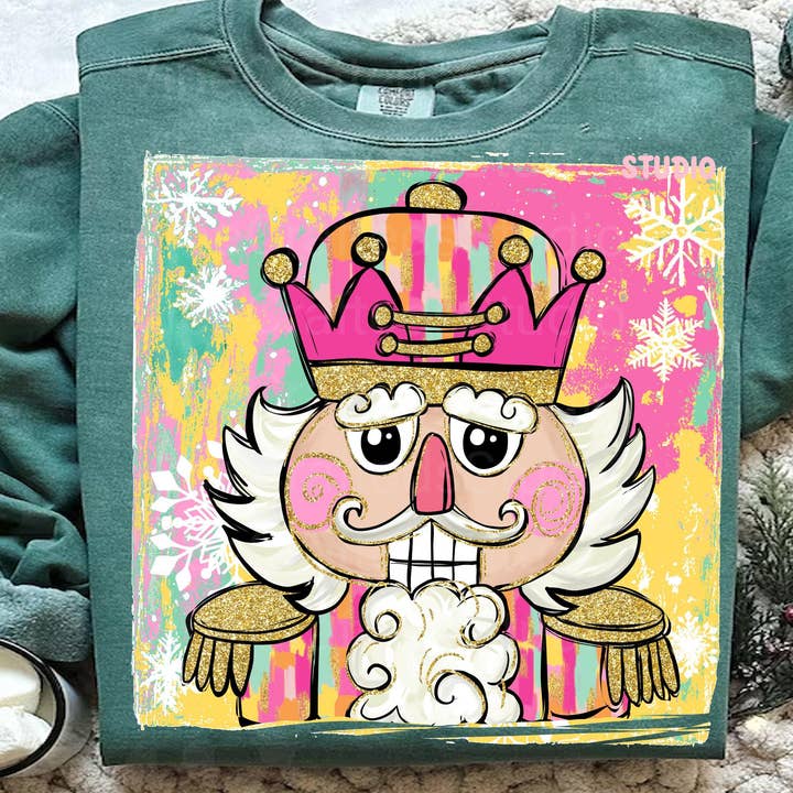 Preppy Nutcracker Comfort Colors Shirt, Colorful Sweater for wholesale by Glaime