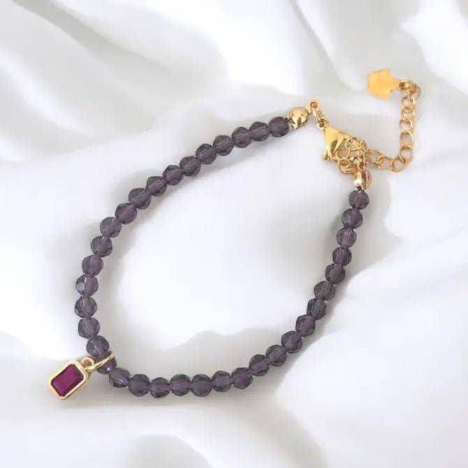 OE! - Vendita all'ingrosso Bracciale con perline - SPLENDORE DI AMETISTA - braccialetto2