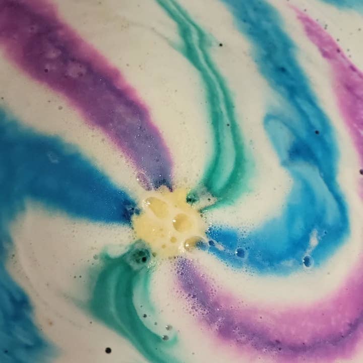 Blueberries & Syrup Bath bomb for wholesale by Little Miss Ellie & Company