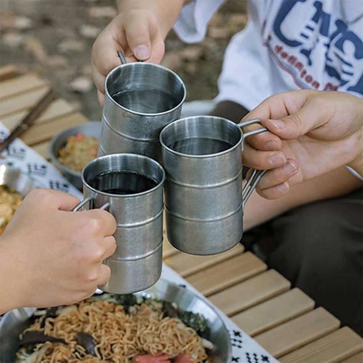 Fiona Accessories - Venta al por mayor Taza - Taza de café para camping con doble asa de 370 ml6