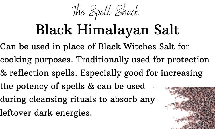 Witchuals - Rituals & Spellwork Apothecary - Wholesale Meditation Supplies - Black Himalayan Salt3