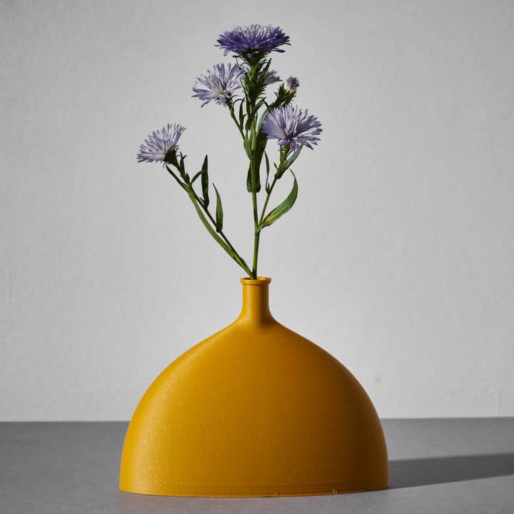 Recycled Flat Hemisphere Bottle for wholesale by Revival Homewares