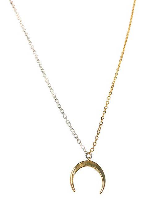 Half Caste Moon Necklace (Tori Spellings actual necklace) for wholesale by Links & Locks