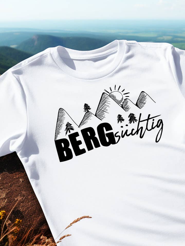 Camicia da arrampicata da uomo - Bergsüchtig per la vendita all'ingrosso da parte di KLETTERHELDEN