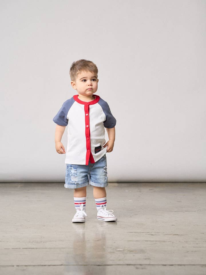 Little Bipsy - Wholesale T-Shirt - Kids - USA Baseball Jersey