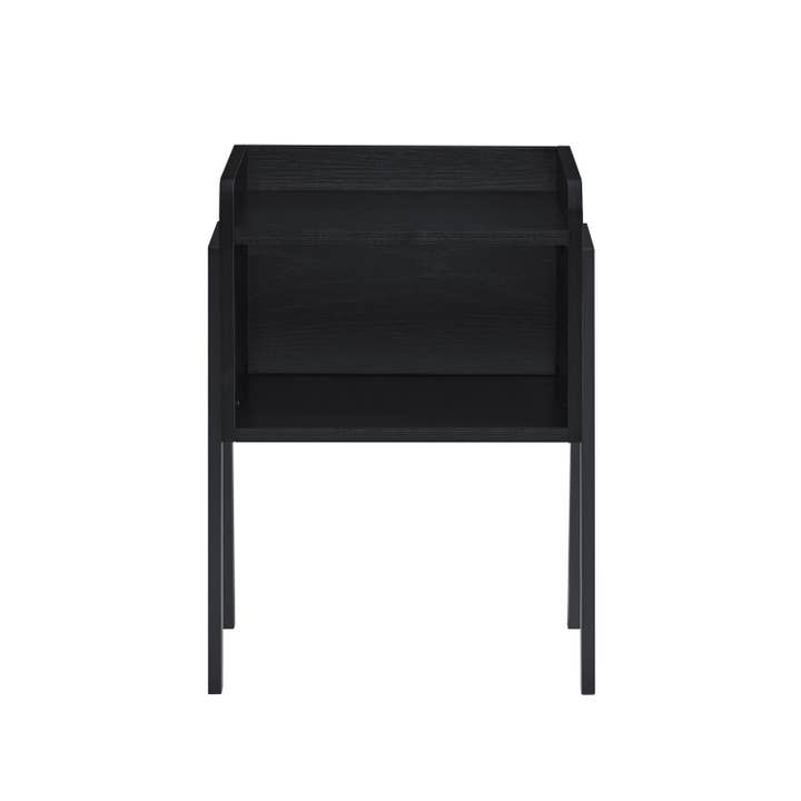 Danya B - Wholesale Side Table - Kazuyo Mid-Century Modern Black Metal Two-Tier Side Table