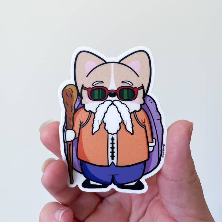 Meister R Corgi Aufkleber für den Großhandel von Single Sploot