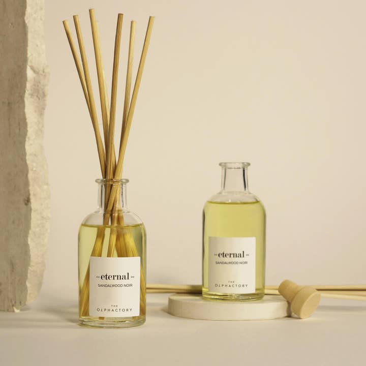 Diffusore a bastoncini THE OLPHACTORY SANDALWOOD NOIR per la vendita all'ingrosso da parte di SEVENREEDS