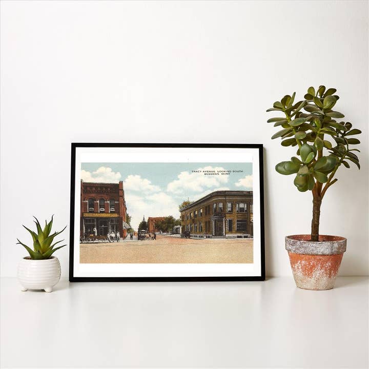 Found Image Press - Wholesale Kunstprint - Kunstdruk MT-358 Tracy Avenue, Bozeman, Montana1