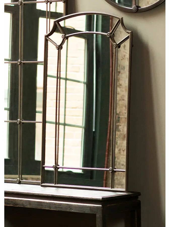 Klassieke Wandspiegel van Gietijzer voor wholesale door Vagabond Vintage