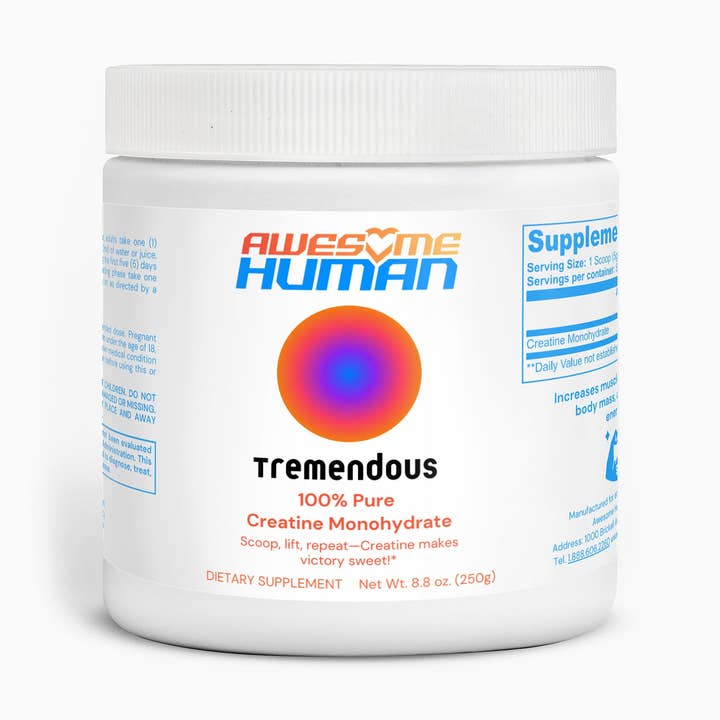 Tremendous | Monohydrate de créatine à 100 % pour la vente par Awesome Human