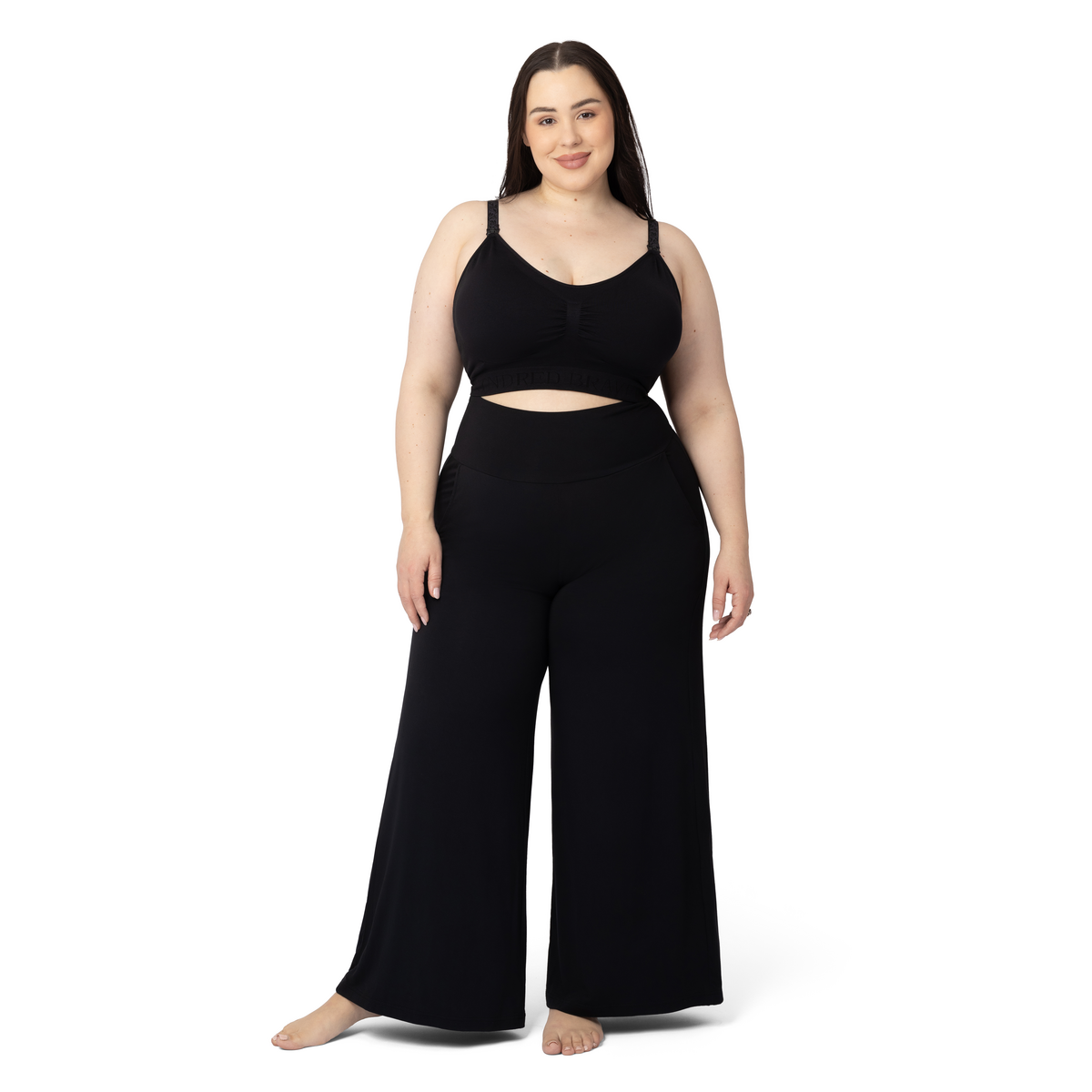 Kindred Bravely - Wholesale Lounge Sweatpants/Joggers - Women's - Bamboo Wide Leg Maternity & Postpartum Lounge Pant0