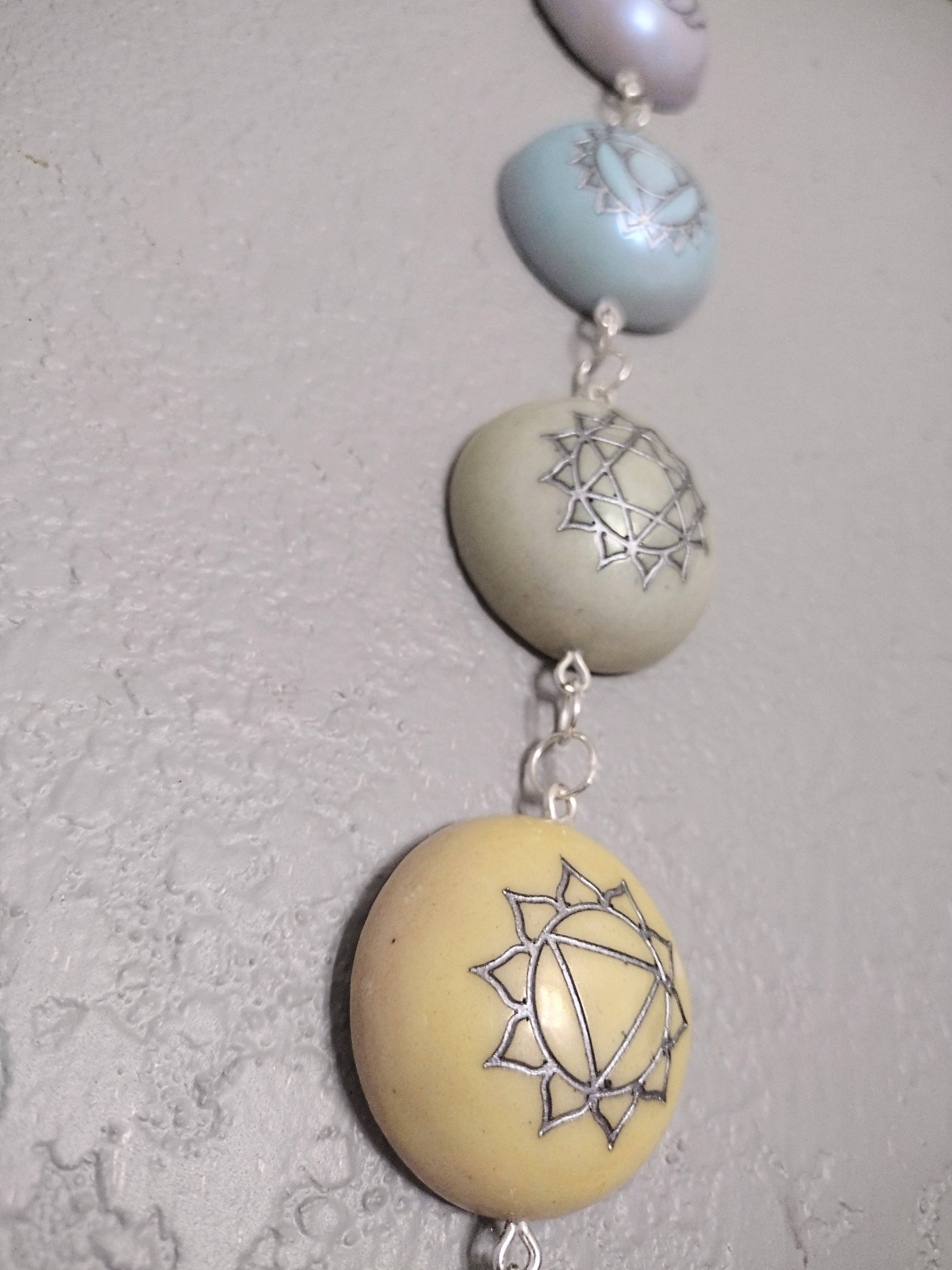 Weeds and Witchery – Arte de parede dimensional/3D por atacado – Adorno de parede de resina dos chakras4