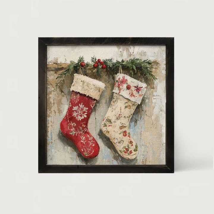 Red and White Stockings for wholesale by ginger blue