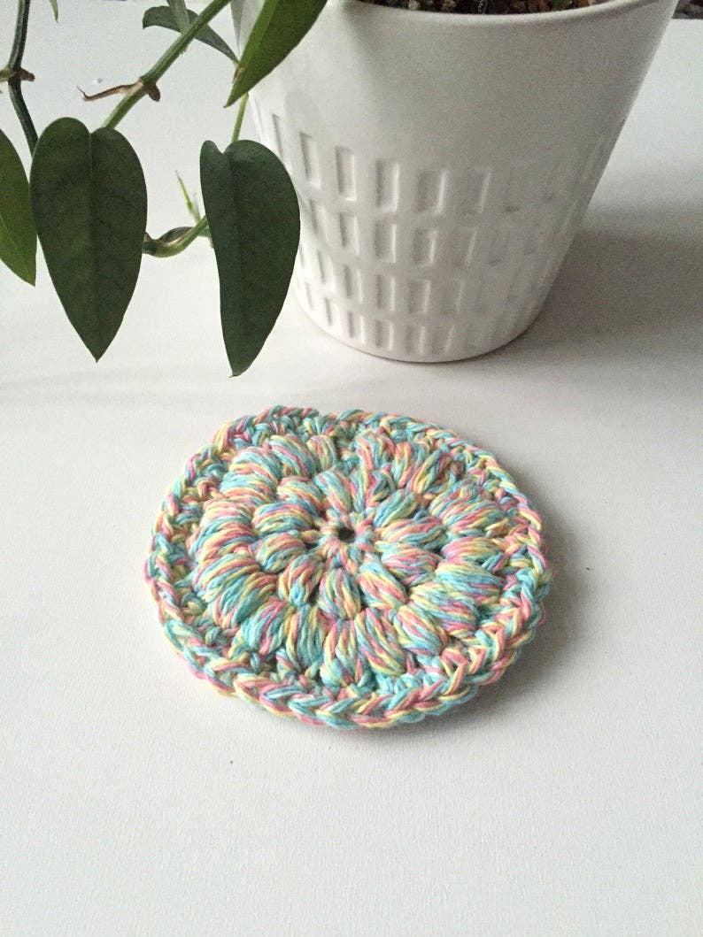 Ruby Moon Decor - Wholesale Cotton pad - Crochet Reusable Cotton Face Pad - zero waste gifts2