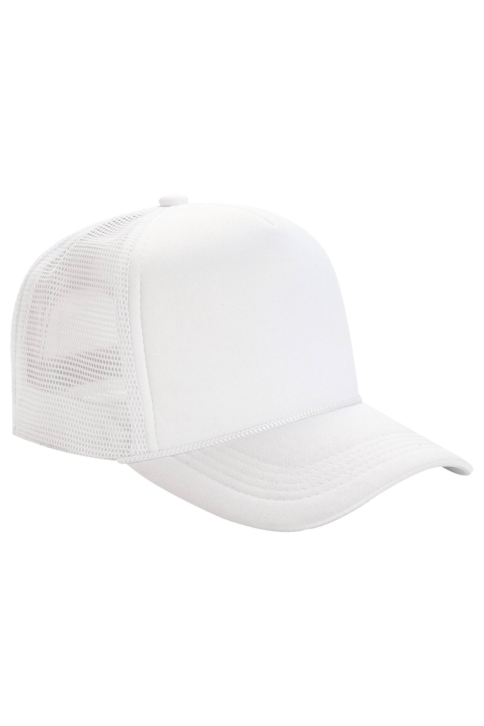 Cap Zone - Wholesale Trucker Hat - Unisex - Solid Five Panel Foam Trucker Hat23