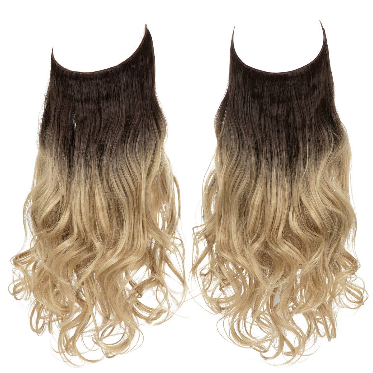 AK Brand - Wholesale Hair Extensions - 18 inch One-piece Wavy Curly Synthetic Hairpieces for Women7