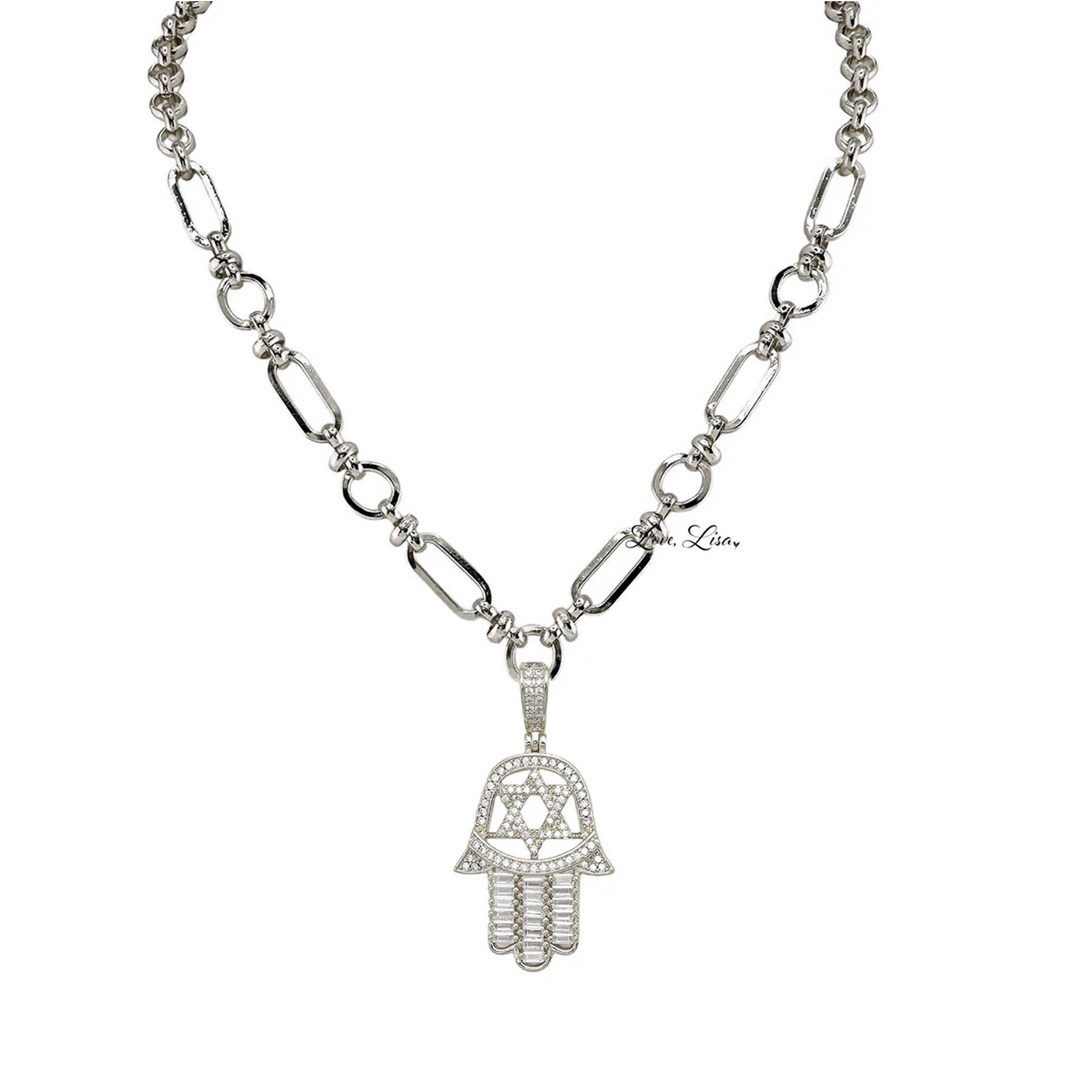 Love, Lisa - Wholesale Halskettinghanger - Halsketting met ster van David van Hailey Hamsa3