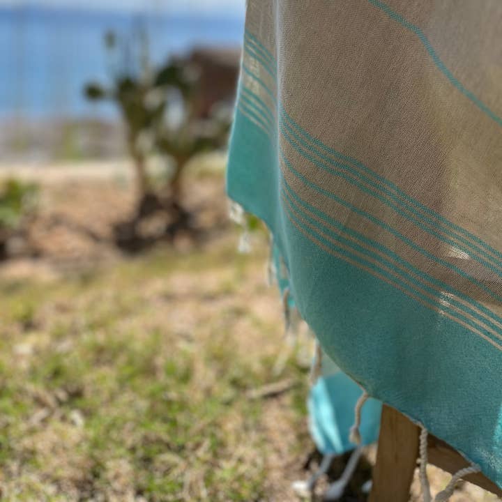 loom.ist – Großhandel Badetuch – Karya Leinen Strandtuch / Türkisches Handtuch29