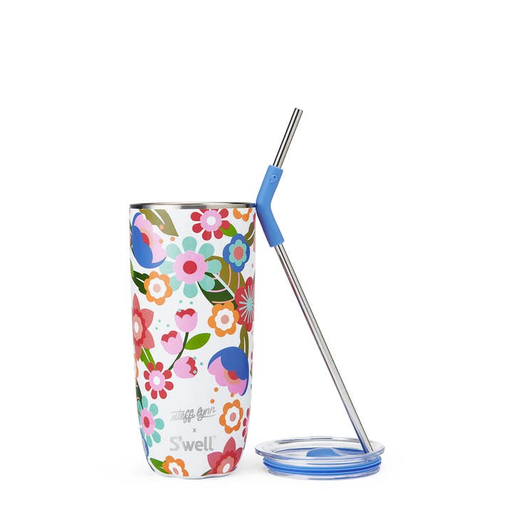 S'well - Wholesale Insulated Mug/Tumbler - 24oz Steffi Lynn x S'well Tumbler with Straw