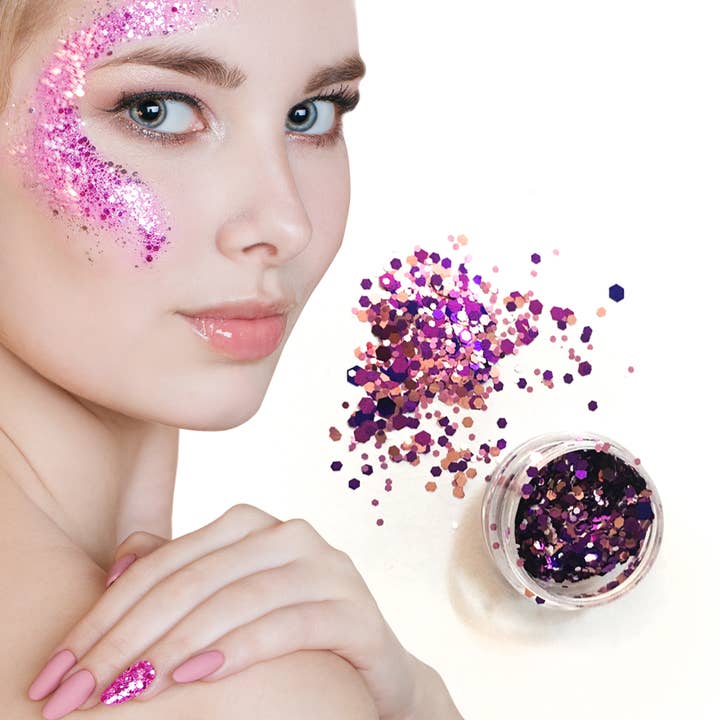 My Wholesale Warehouse - Wholesale Body Glitter/Shimmer - Chunky Unicorn Mermaid Glitter 2g